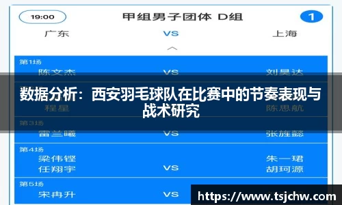 数据分析：西安羽毛球队在比赛中的节奏表现与战术研究